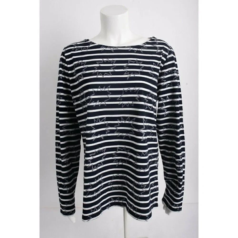 Boden Womens Shirt UK 18 US 14 Blue White Striped